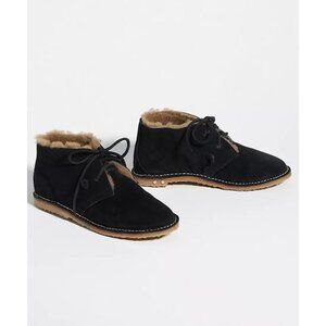 Anthropologie BEEK  Penguin Shearling-Lined Booties Size 5